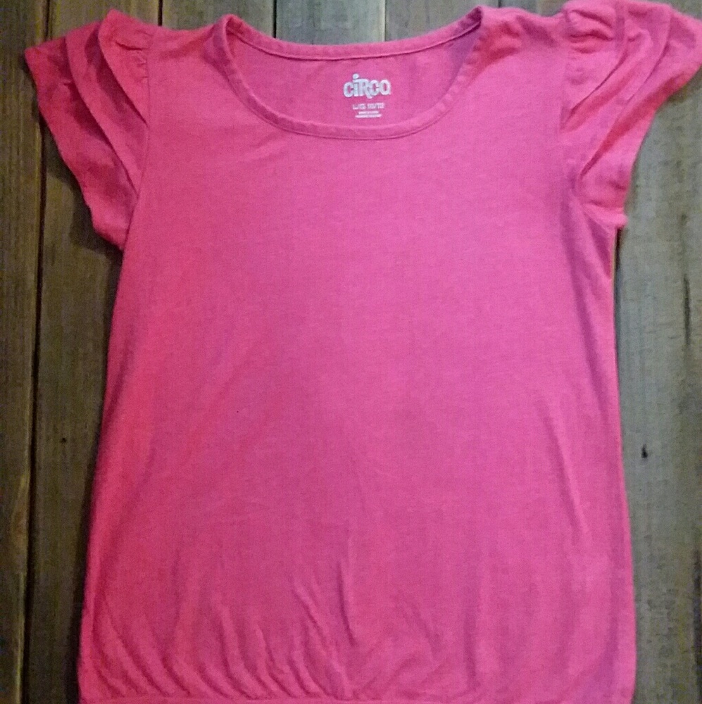 🔥10 for $20 Girl's L Ruffled Shoulders Top